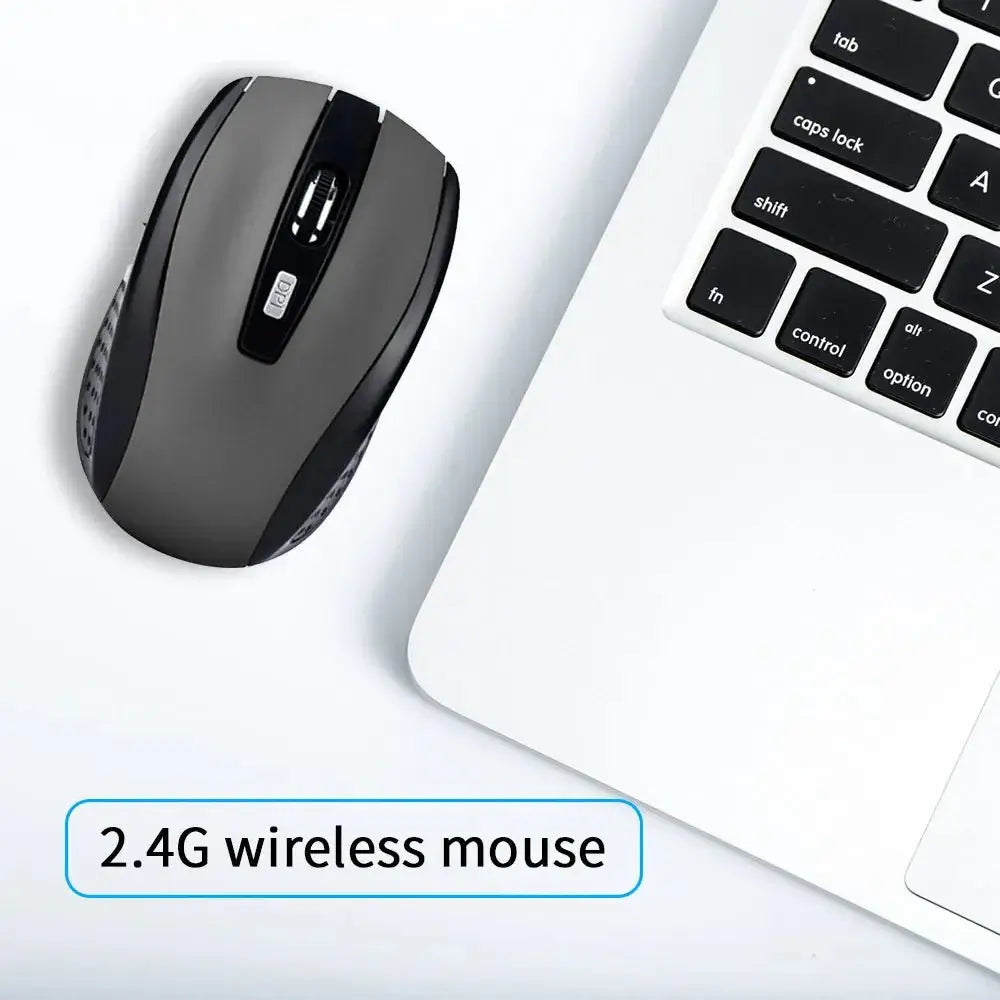 2.4G Wireless Mouse 2.4Ghz Gaming Mouse 6D Optical Wireless Mouse Slim Mini Noiseless Mice DPI1600 for Macbook PC Laptop - FashionN hub