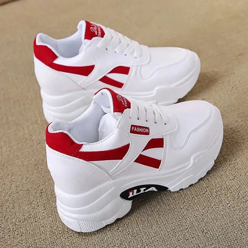 Sneakers Women Platform Inner Increase Shoes Woman Shoes Casual Ladies Footwear Chunky Sneakers Women Shoes Tennis Sport Shoes - FashionN hub