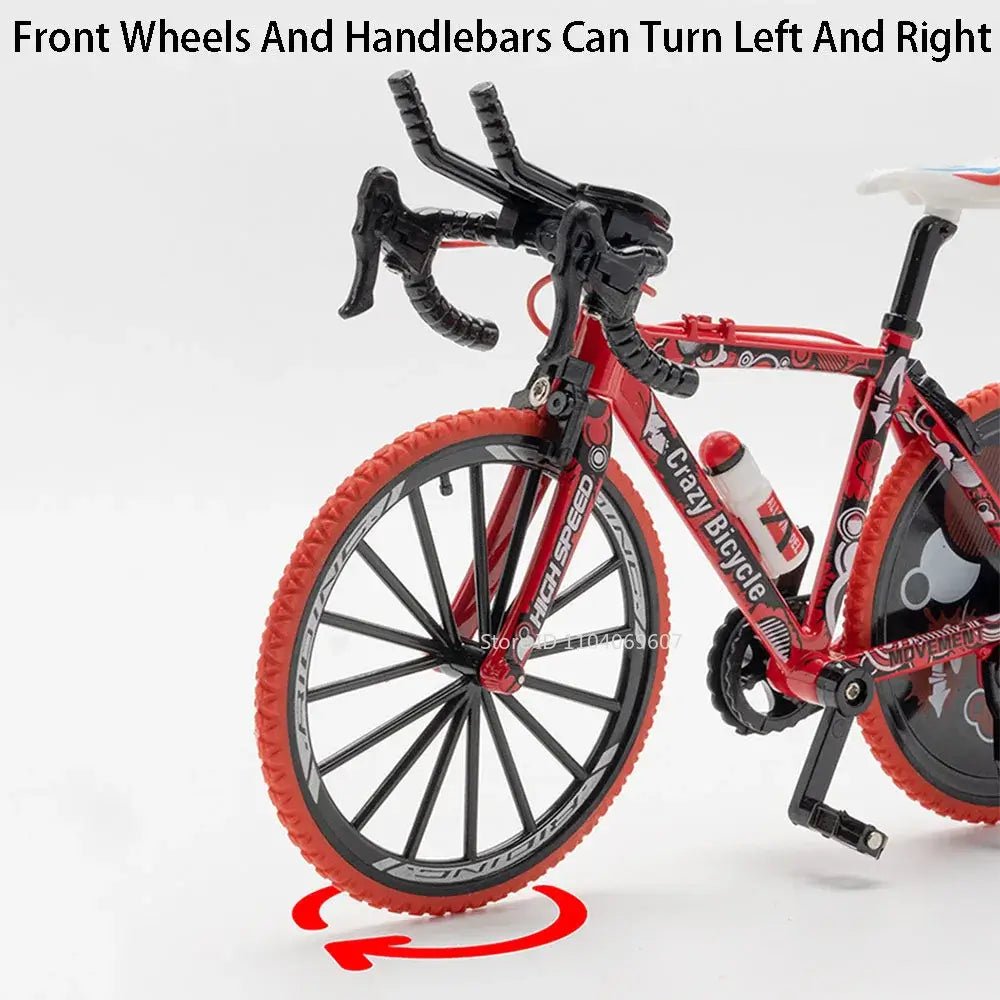 1:8 Scale Off - road Mountain Bike Model Miniature Toys Alloy Diecast Shock Absorption Doodle Road Racing Bicycles Kids Gifts - FashionN hub