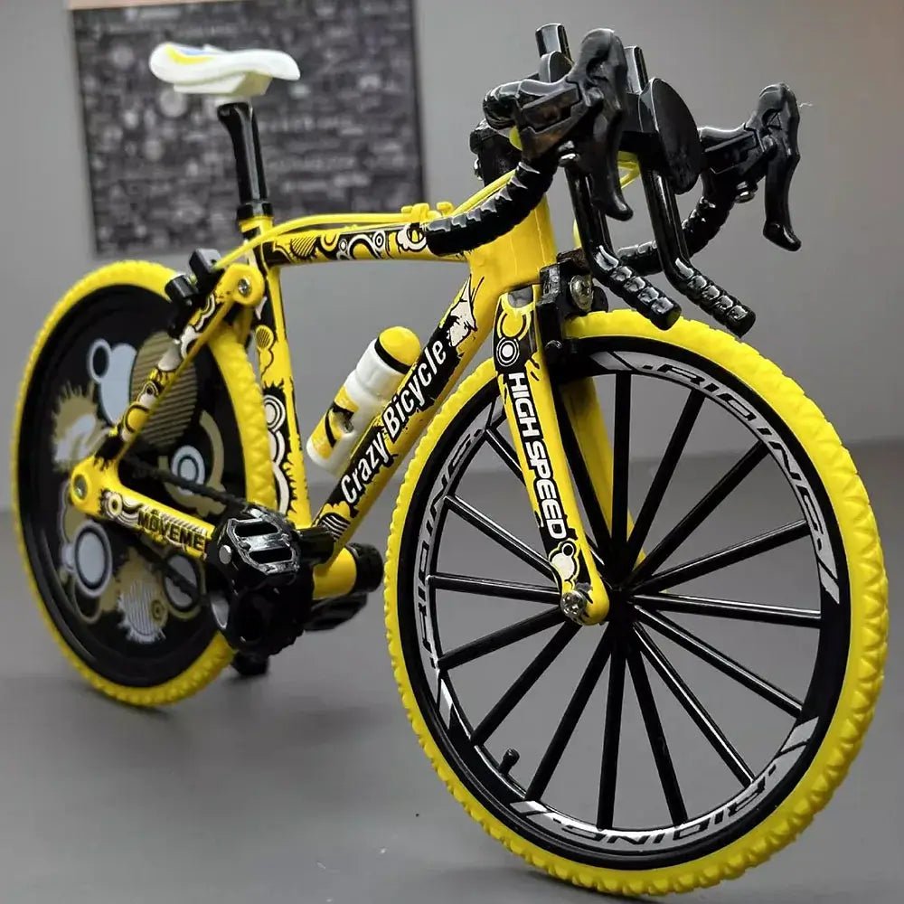1:8 Scale Off - road Mountain Bike Model Miniature Toys Alloy Diecast Shock Absorption Doodle Road Racing Bicycles Kids Gifts - FashionN hub