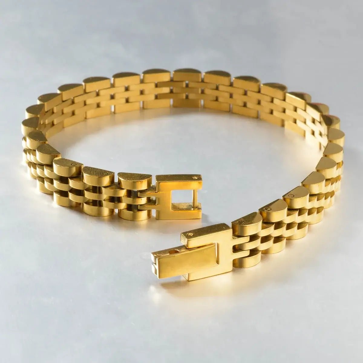 1PC Men's and Women's Stainless Steel Bracelet 8mm Wide Strap Design Simple Classic Hip Hop Punk Jewelry Gift - FashionN hub