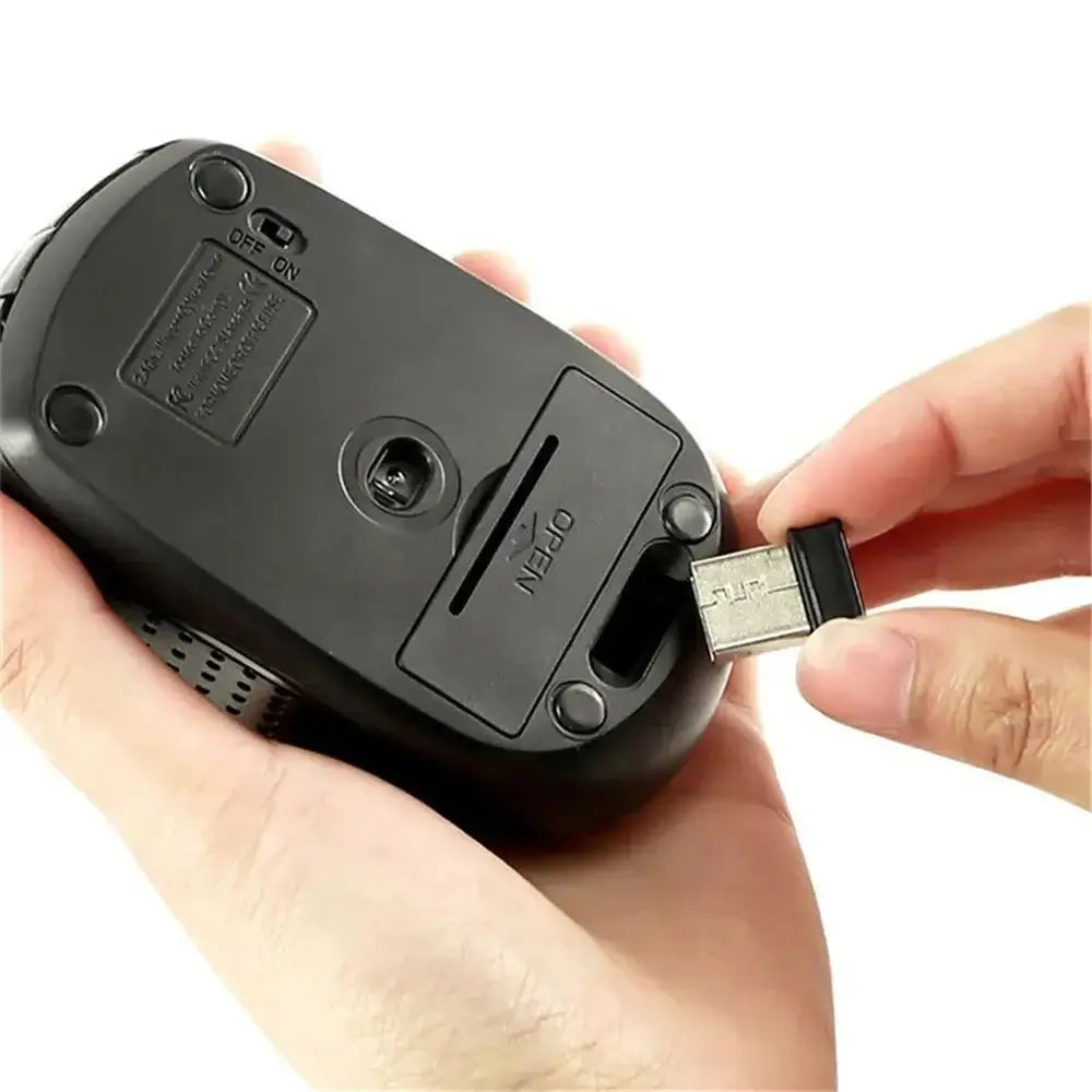 2.4G Wireless Mouse 2.4Ghz Gaming Mouse 6D Optical Wireless Mouse Slim Mini Noiseless Mice DPI1600 for Macbook PC Laptop - FashionN hub