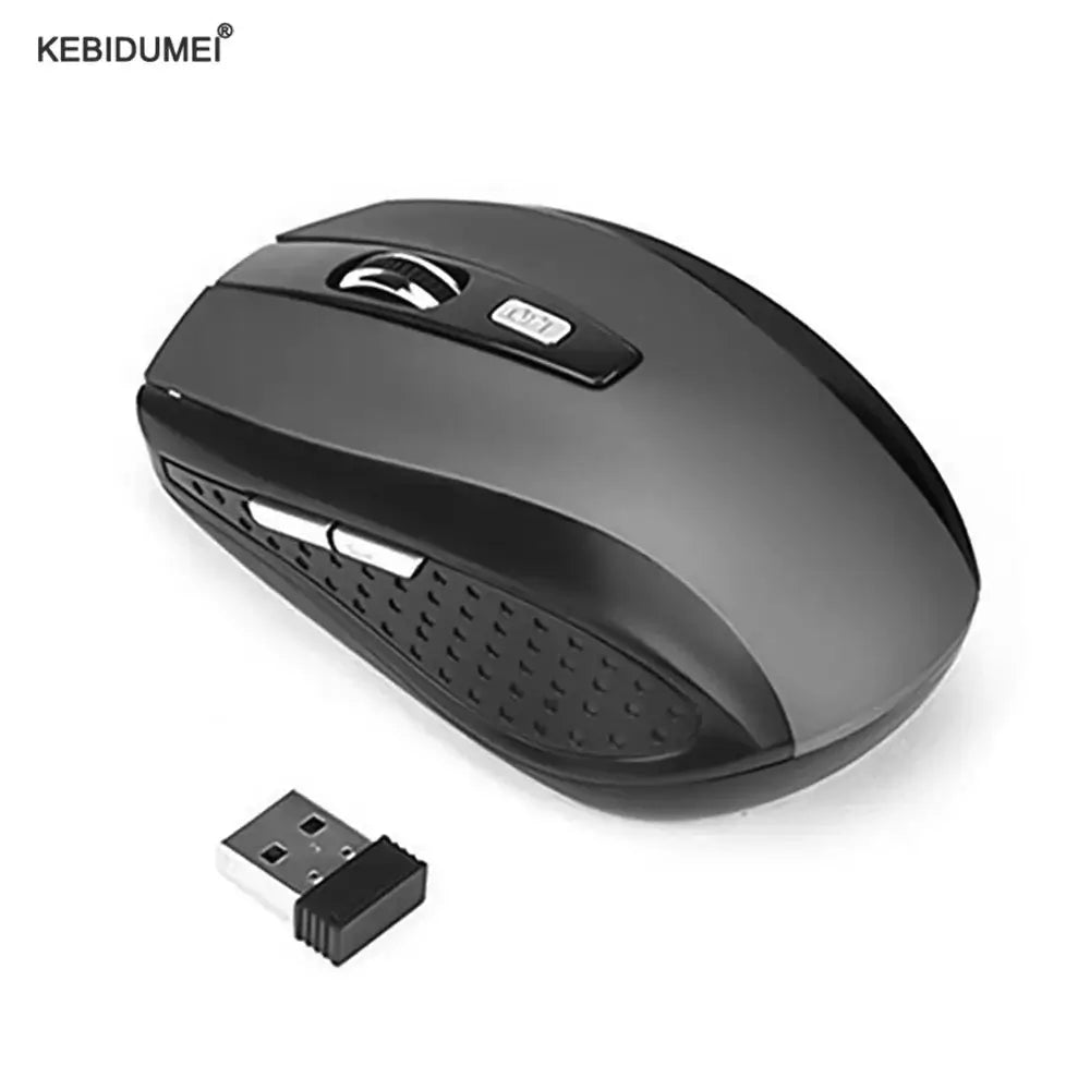 2.4G Wireless Mouse 2.4Ghz Gaming Mouse 6D Optical Wireless Mouse Slim Mini Noiseless Mice DPI1600 for Macbook PC Laptop - FashionN hub