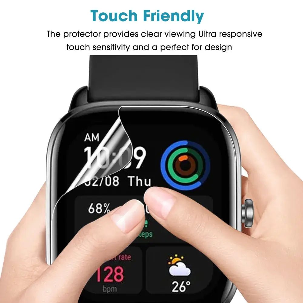 1 - 10Pcs Soft TPU Film For Amazfit GTS 4 4Mini Screen Protector Anti - scratch Hydrogel Film For Huami Amazfit GTS 4 Smartwatch - FashionN hub