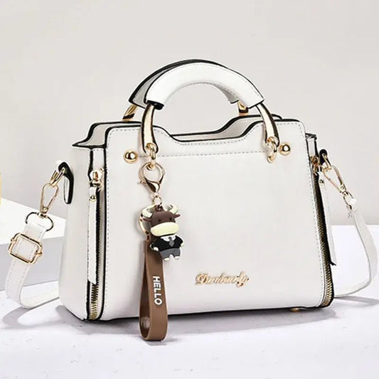 New women bag Fashion Shoulder bags handbag for women 2025 Handbags leather Printed monogram single shoulder straddle bag - FashionN hub