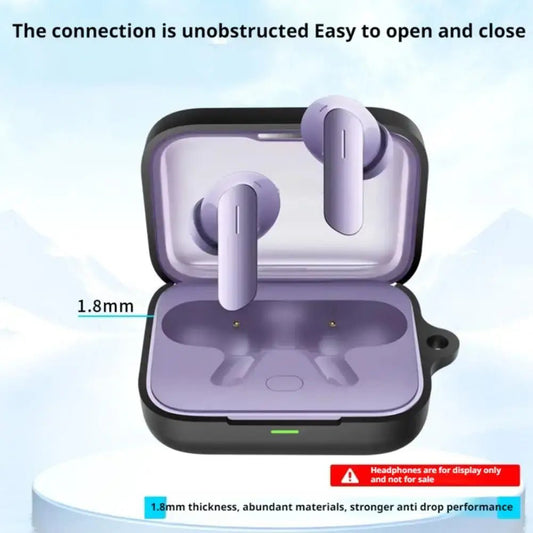 For Realme Buds Air 7 Earphone Cover Silicone Cover Case Anti Charging Earphone Drop Case Q8G5 - FashionN hub