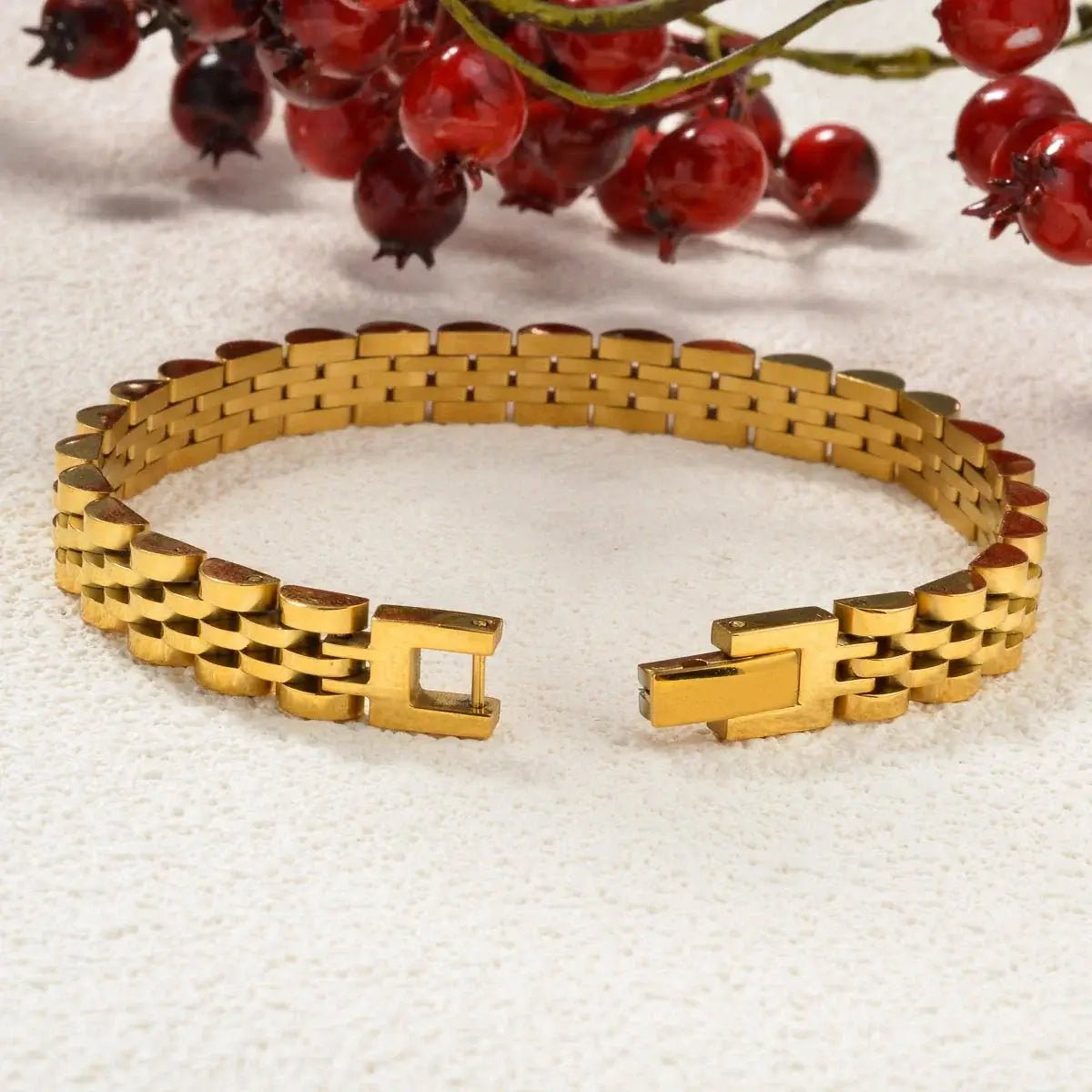 1PC Men's and Women's Stainless Steel Bracelet 8mm Wide Strap Design Simple Classic Hip Hop Punk Jewelry Gift - FashionN hub